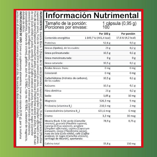 Black Spider 100 caps