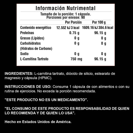 ACS L-Carnitine 90 Caps
