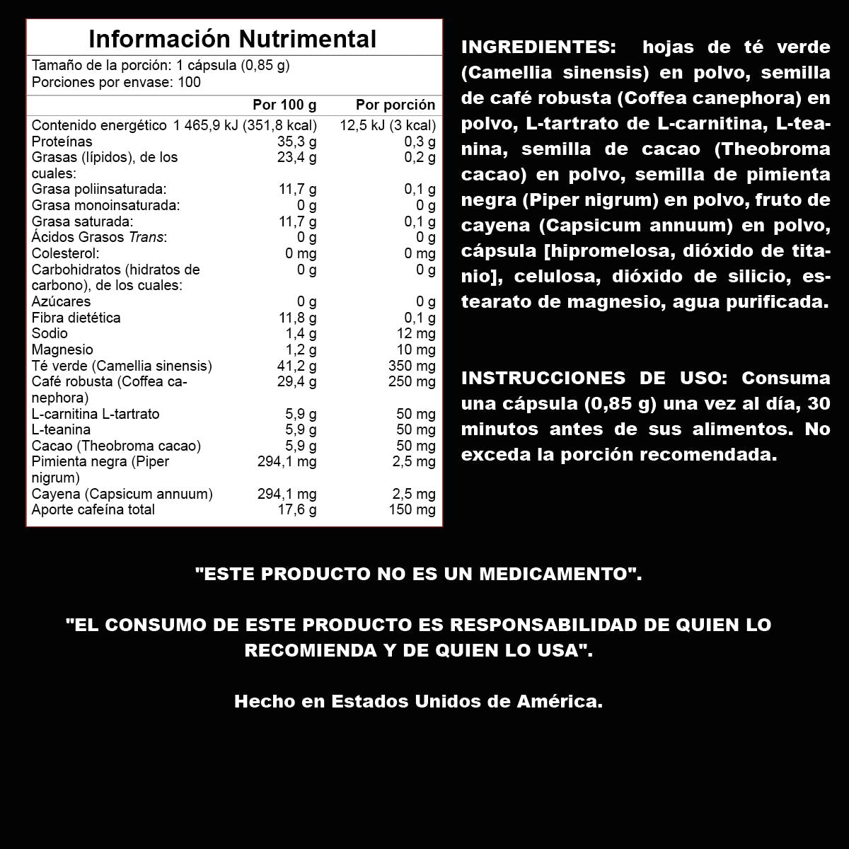 Hydroxycut Hardcore 100 Caps.