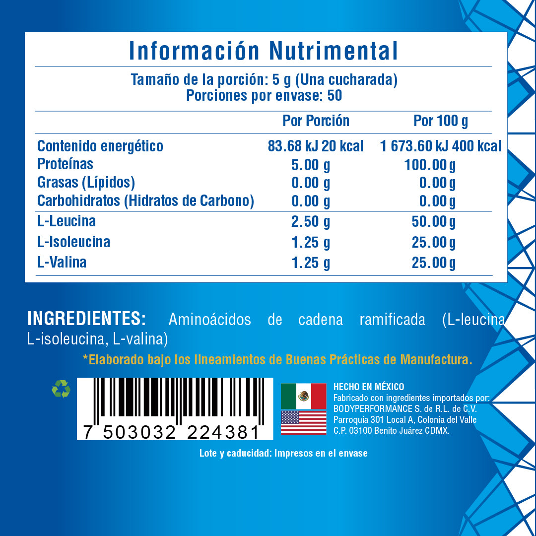 PURE BCAA PEP 250g