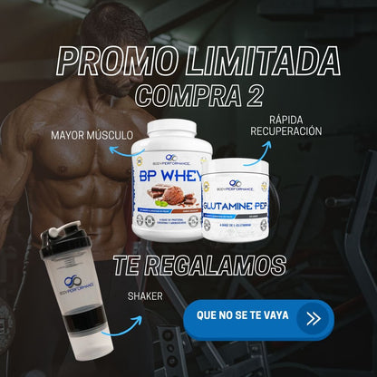 BP Promo Kit Whey 5 Lbs + Glutamina 500g + Shaker Gratis