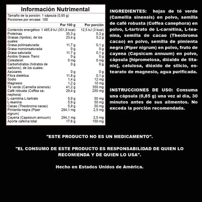 Hydroxycut Hardcore 100 Caps.