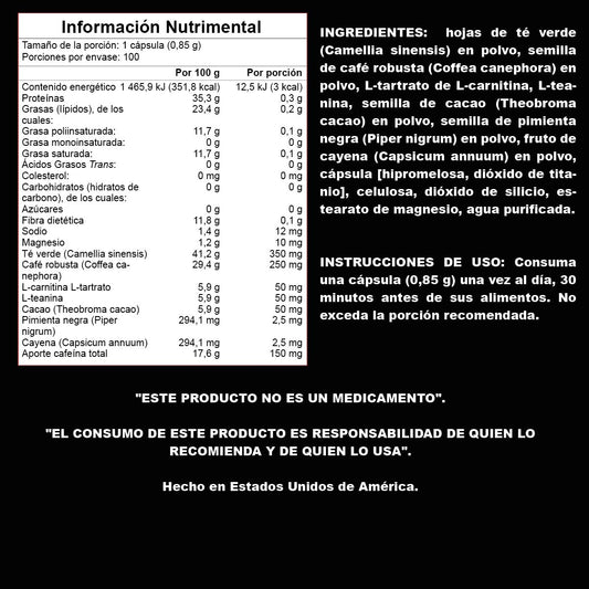 Hydroxycut Hardcore 100 Caps.