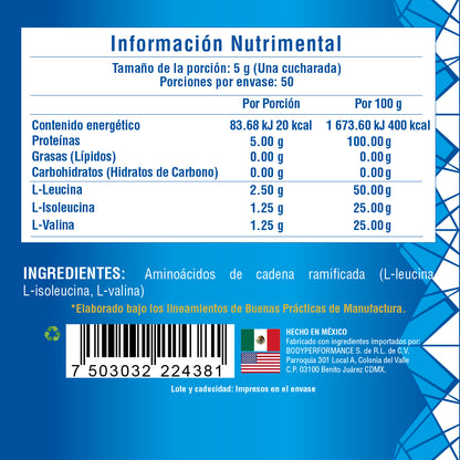 PURE BCAA PEP 250g