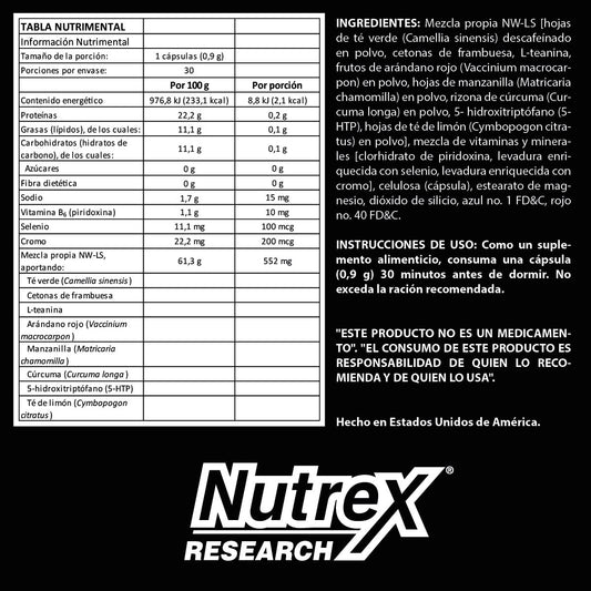 Lipo 6 Black Nighttime 30 Caps